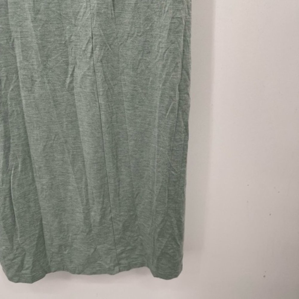 Athleta Santorini Support Green Women Large V Neck Mini Tank Athleisure Dress - Picture 4 of 7